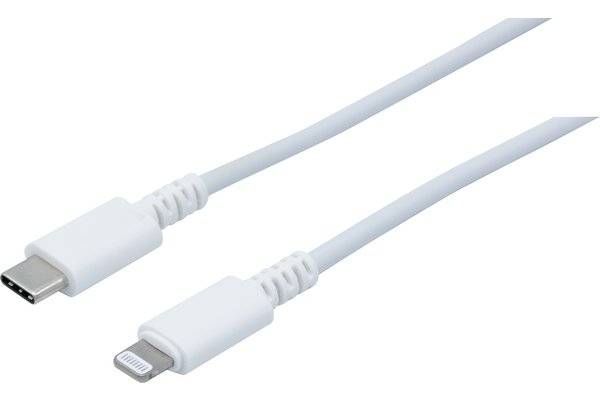 Dacomex USB-C zu Lightning Kabel, MFI, 2,0 m, weiß