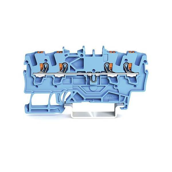 WAGO GmbH & Co. KG 4-Leiter-Durchgangsklemme 2201-1404
