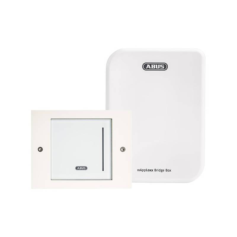ABUS WLX Pro Wall Reader-Set IP44 Intrusion weiß, wAppLoxx Pro Wandleser-Set | Einsatzbereich:Innenbereich, Gewerbeobje