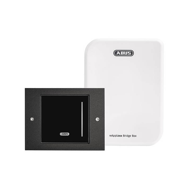 ABUS WLX Pro Wall Reader-Set IP44 Intrusion schw., wAppLoxx Pro Wandleser-Set | Einsatzbereich:Innenbereich, Gewerbeobj
