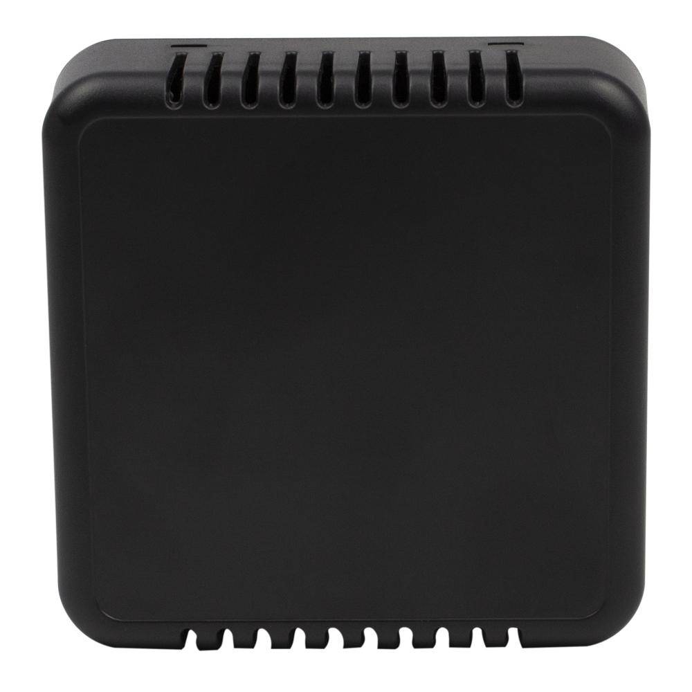 Raumsensorgehäuse 86x86x25,5mm, schwarz, belüftet