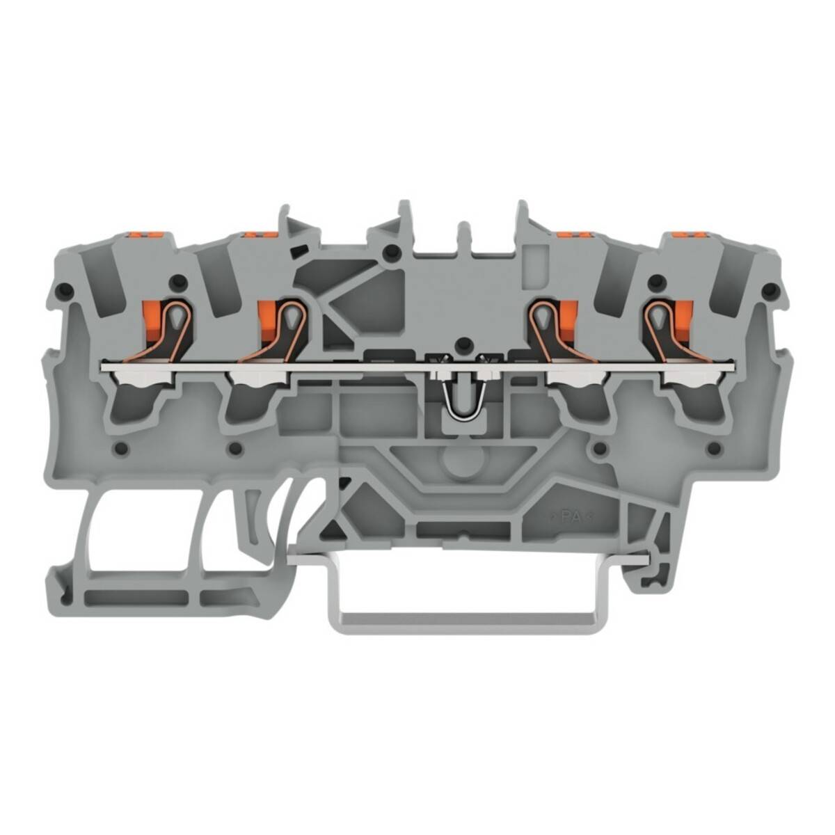 WAGO GmbH & Co. KG 4-Leiter-Durchgangsklemme 2201-1401