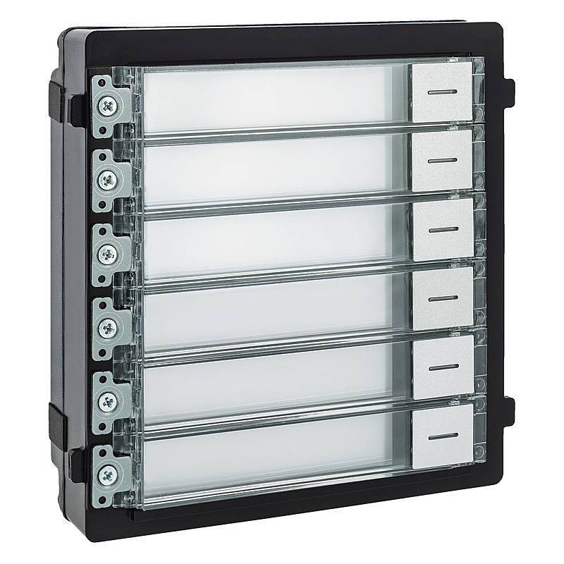 ABUS TVHS20020 Klingeltasten-Modul (6 Tasten), Klingelmodul - Modell: Professional, ModuVis | Einsatzgebiet:Außenbereic