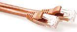 ACT Brown 5 meter U/UTP CAT6 patch cable snagless with RJ45 connectors