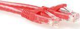 ACT Red 15 meter U/UTP CAT6 patch cable snagless with RJ45 connectors