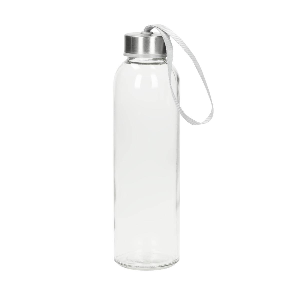 500 ml Glasflasche "Pure" Wasserflasche mit softer Hülle