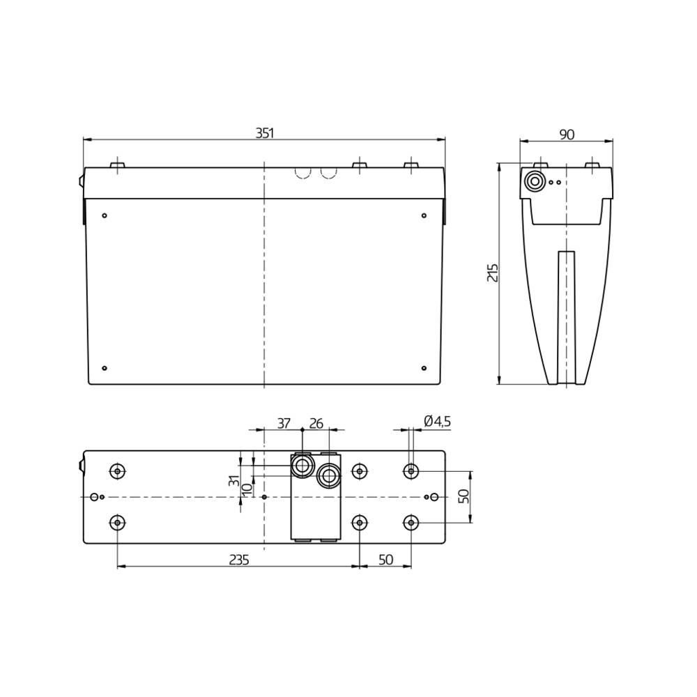 BEG Brück Electronic LED-Rettungszeichenleuchte 2DN32/6/3DALI-LED