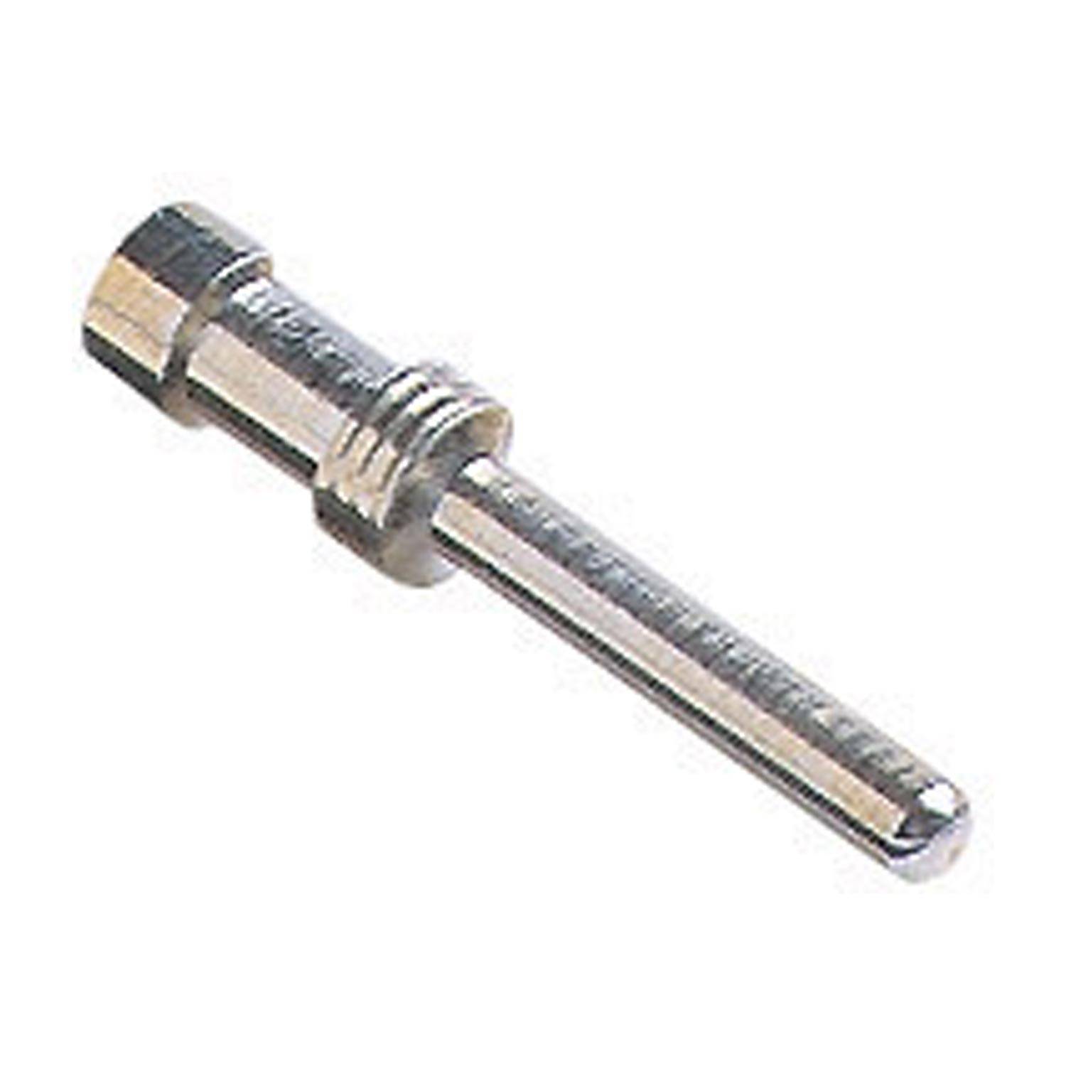 Ein kleiner zylindrischer Stahlstift, der in der Technik oder Metallbearbeitung zur Ausrichtung und Positionierung in Maschinen oder Werkzeugen verwendet wird.