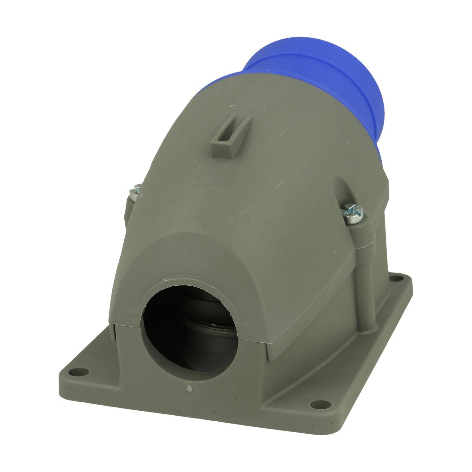 2CMA193300R1000 Amphenol 16 Ampere CEE Wandsteckverbinder 4-polig (3P+PE) Stift, Kodierung 9h blau 200/250V Frequenz 50