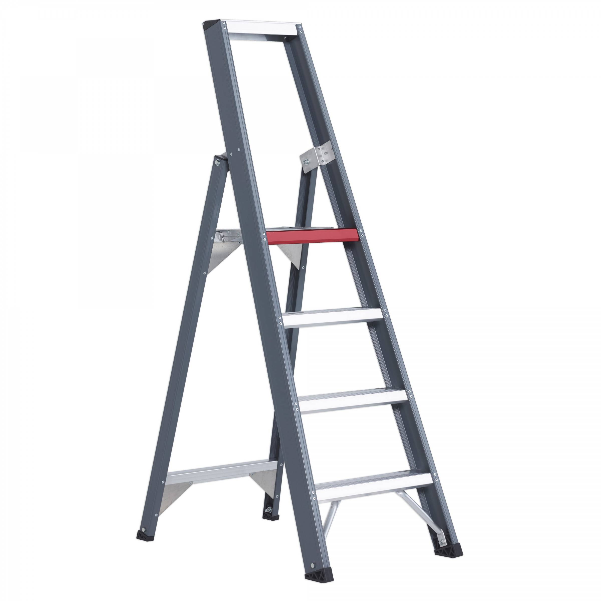 Altrex Falco einseitig begehbare Stufenleiter FEO 4 Stufen