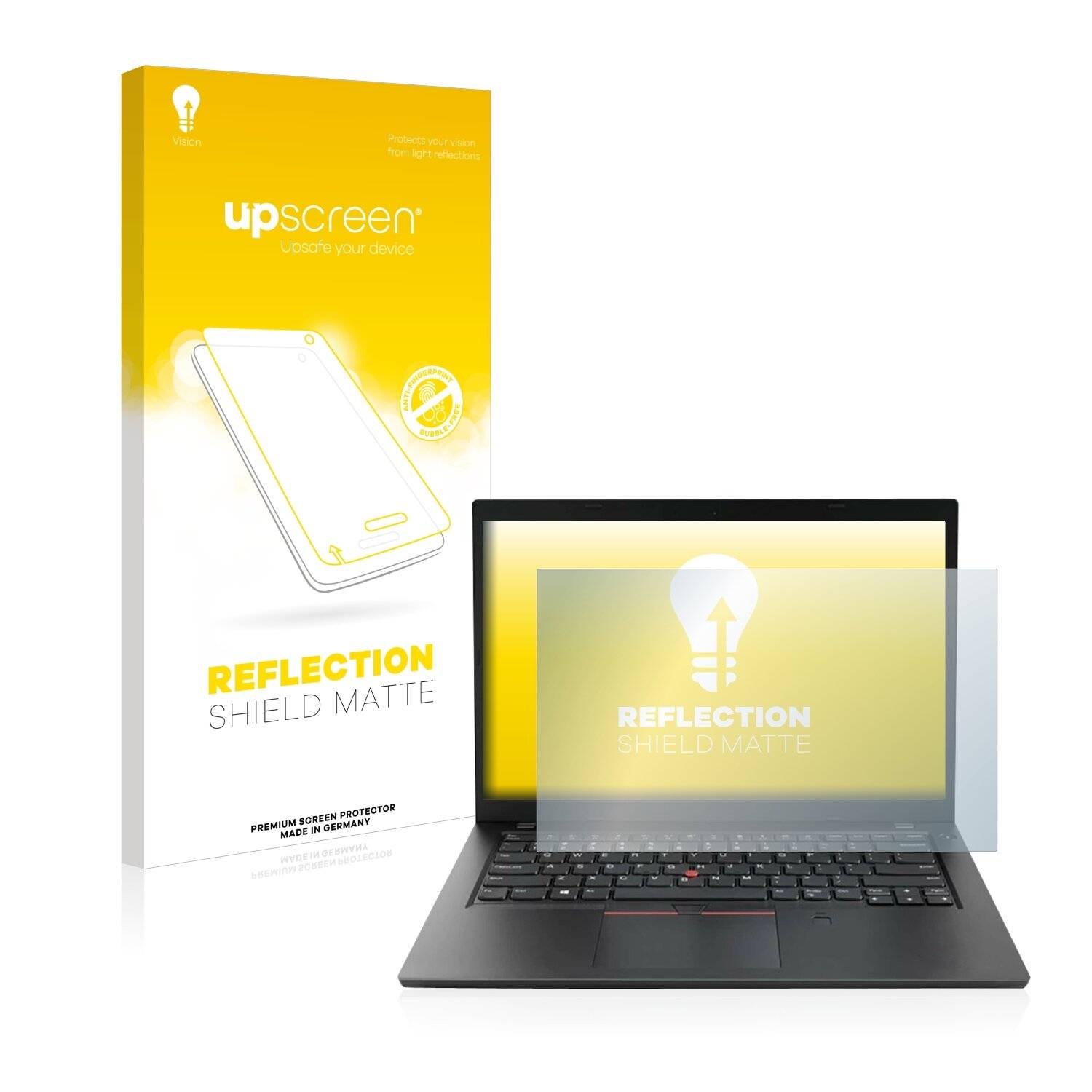 upscreen Reflection Shield Matte Premium Displayschutzfolie für Lenovo ThinkPad