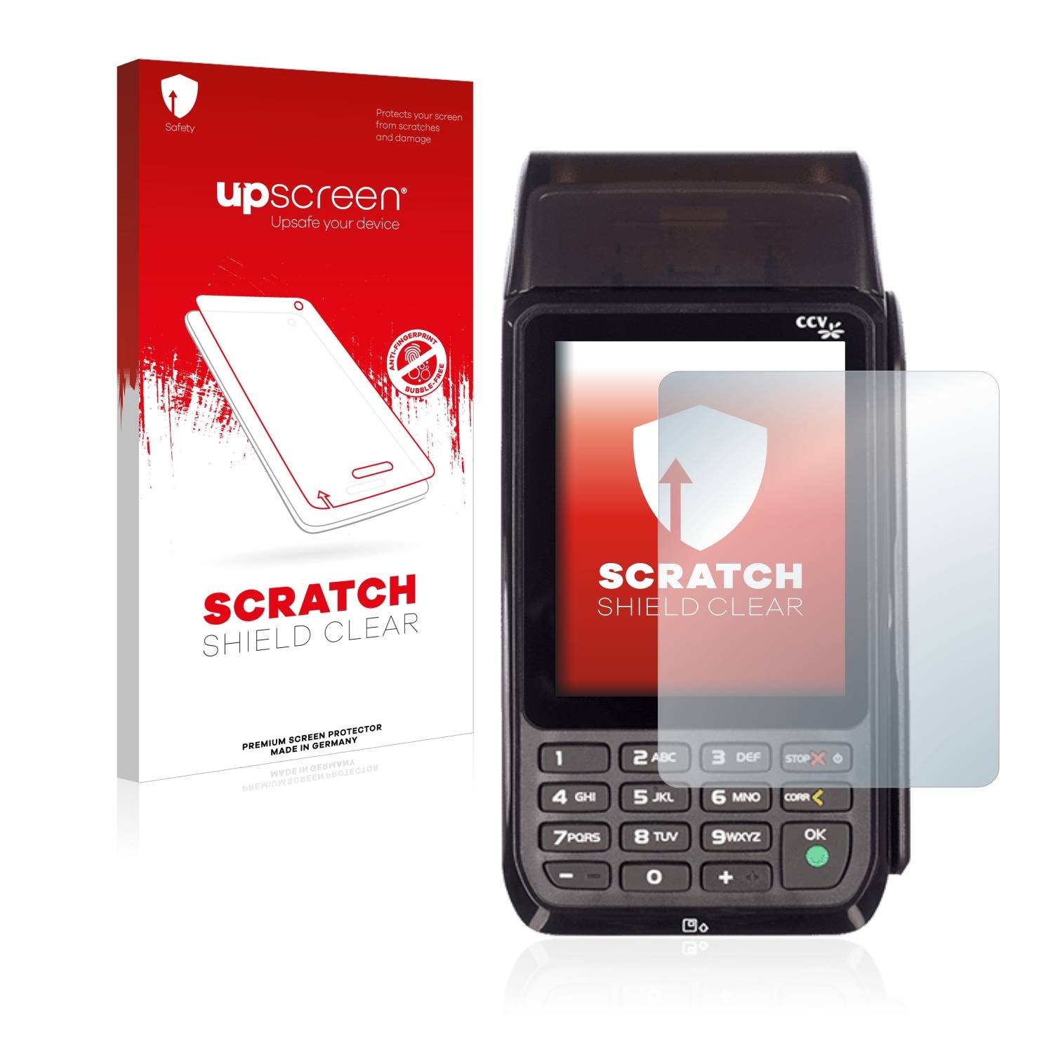 upscreen Scratch Shield Clear Premium Displayschutzfolie für Concardis Mobile