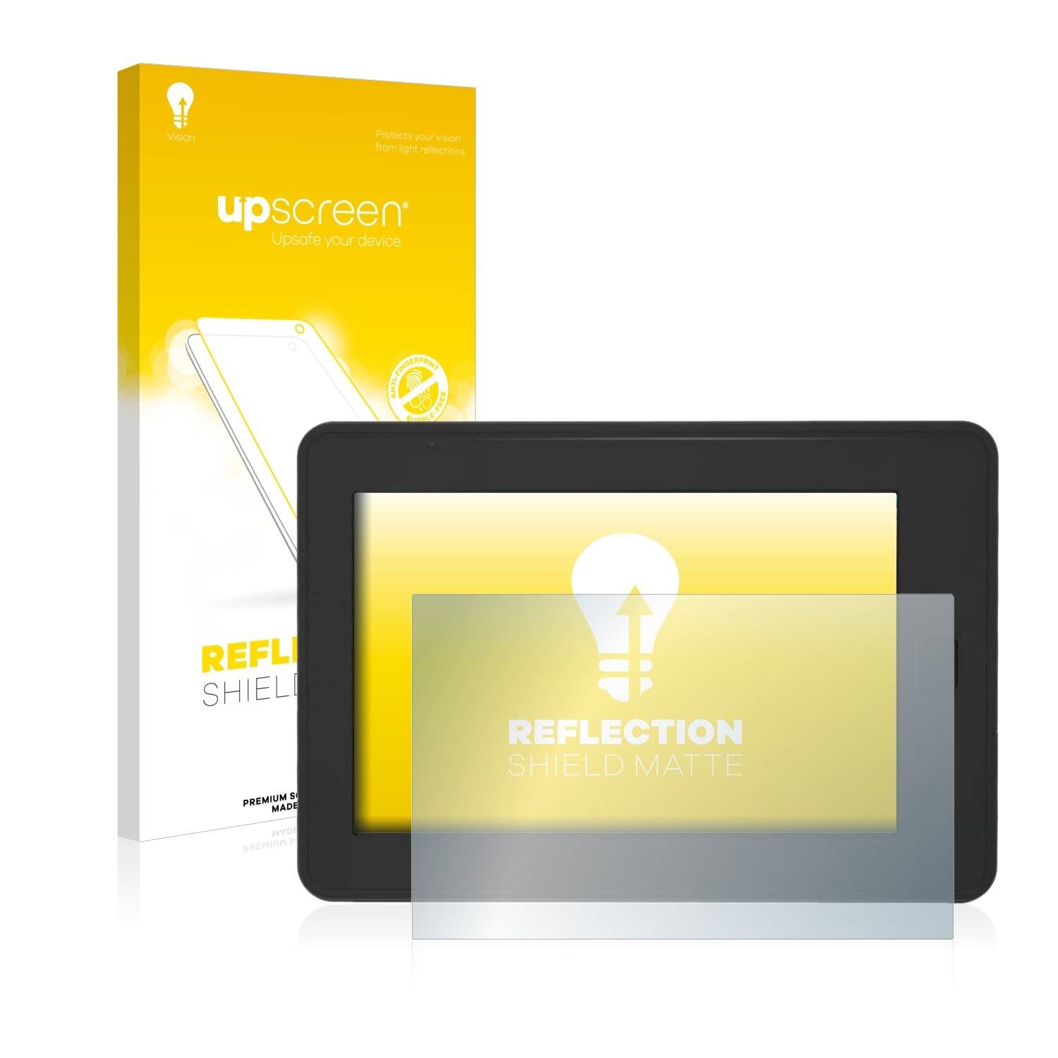 upscreen Reflection Shield Matte Premium Displayschutzfolie für Senor Hygrolion Tab MPC2UR
