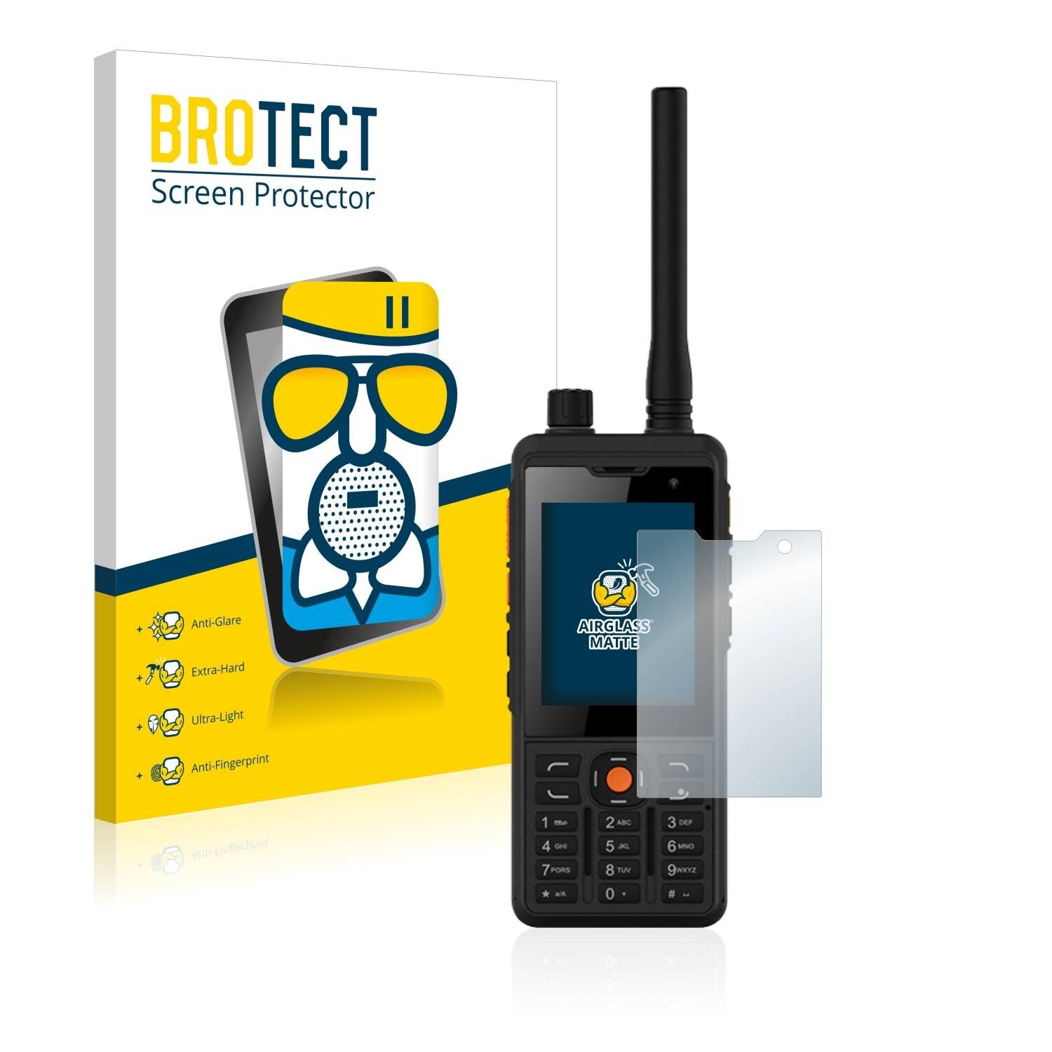 BROTECT AirGlass Matte Schutzglas Folie für Uniwa