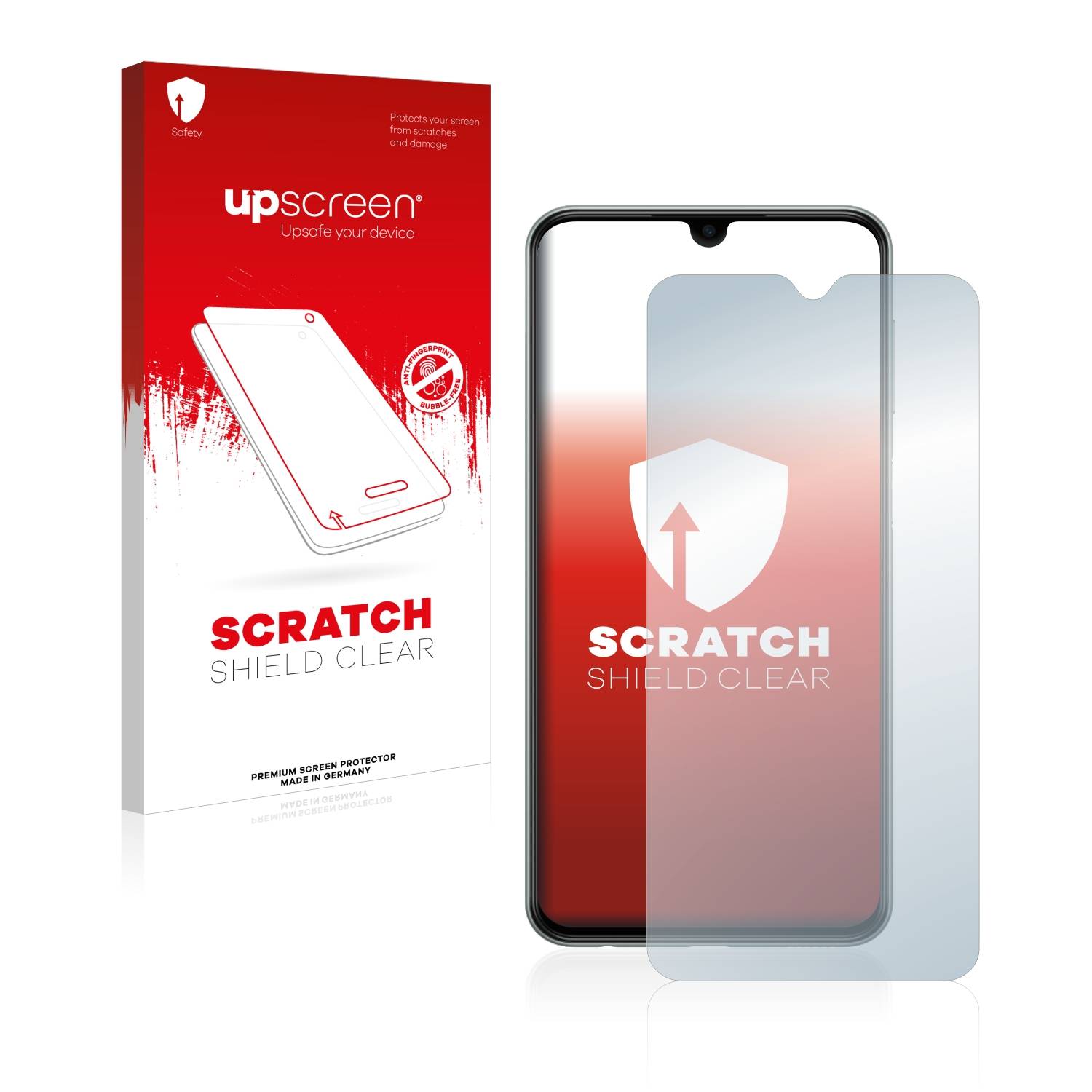 upscreen Scratch Shield Clear Premium Displayschutzfolie für Samsung Galaxy