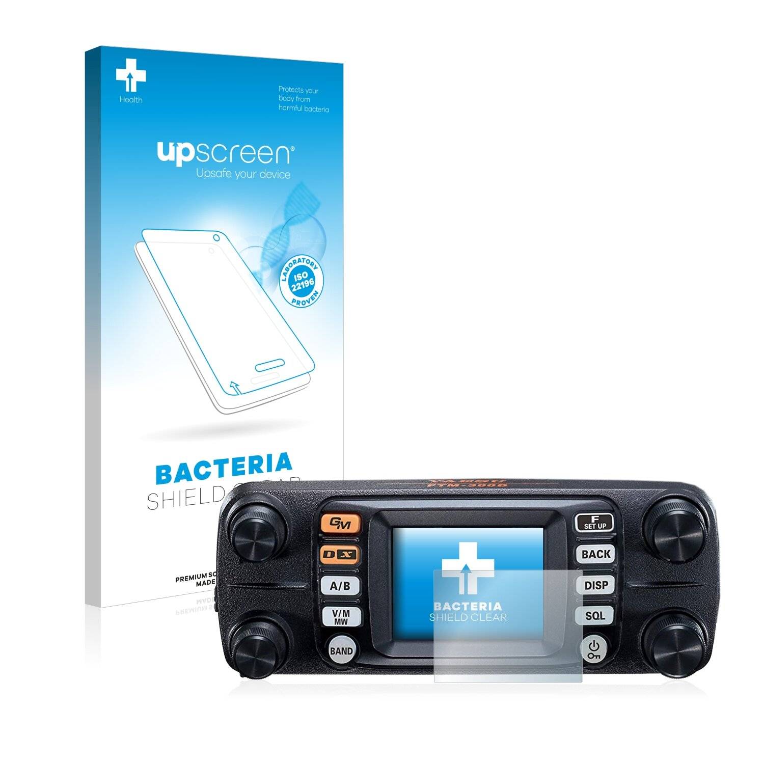 upscreen Bacteria Shield Clear Premium Antibakterielle Displayschutzfolie für Yaesu