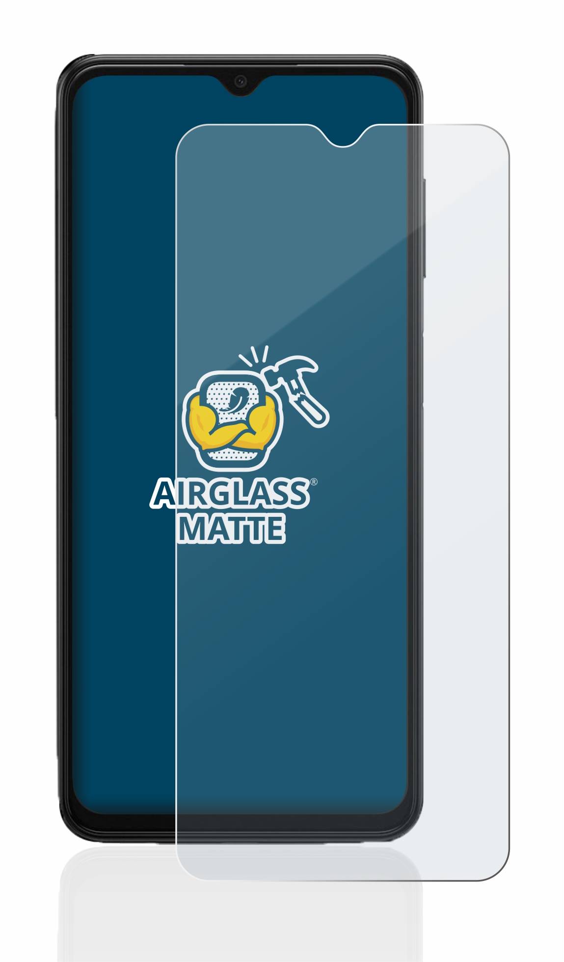 BROTECT AirGlass Matt Glas Panzer Folie für Samsung Galaxy A13 5G