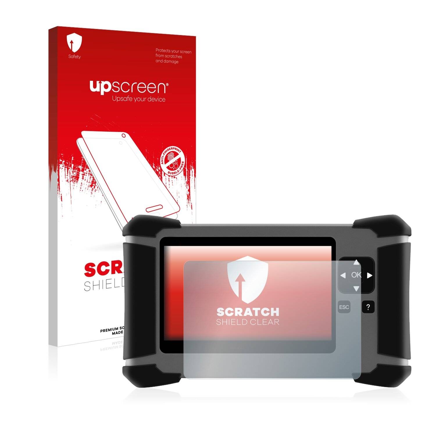 upscreen Scratch Shield Clear Premium Displayschutzfolie für Vident iSMART 807