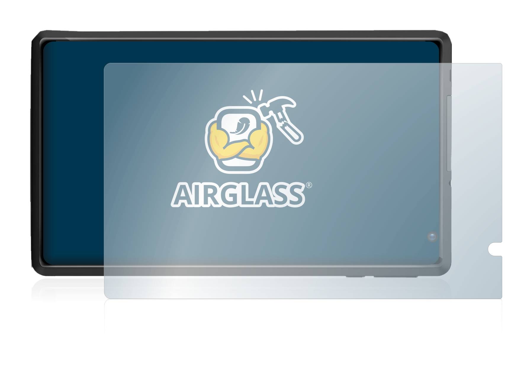 BROTECT AirGlass Glas Panzer-Folie für Pritom L8 - Schutzglas
