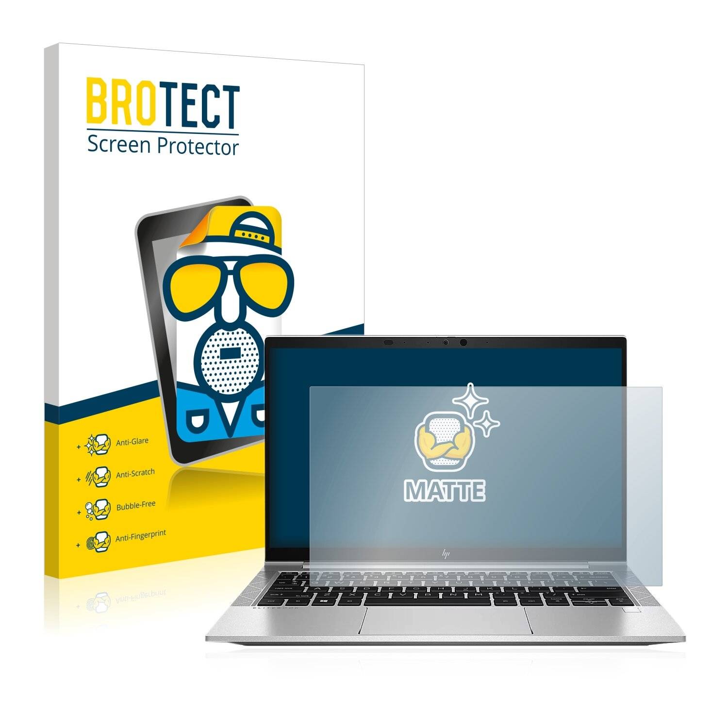 BROTECT Matte Displayschutzfolie für HP EliteBook 830 G8 - Entspiegelt,