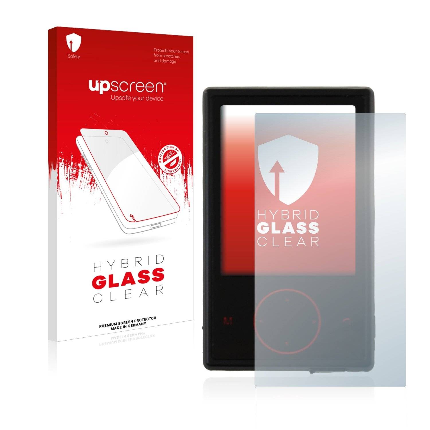 upscreen Hybrid Glass Clear Premium Schutzglas Folie für Pulox