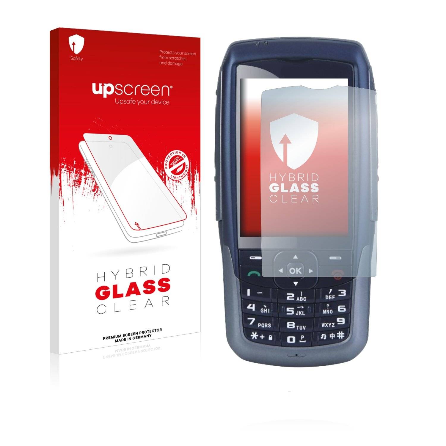 upscreen Hybrid Glass Clear Premium Schutzglas Folie für Malux SED