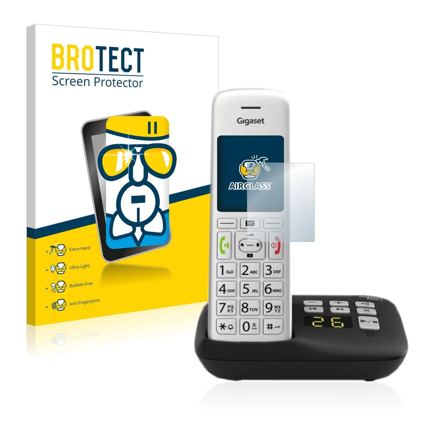 BROTECT AirGlass Schutzglas Folie für Gigaset