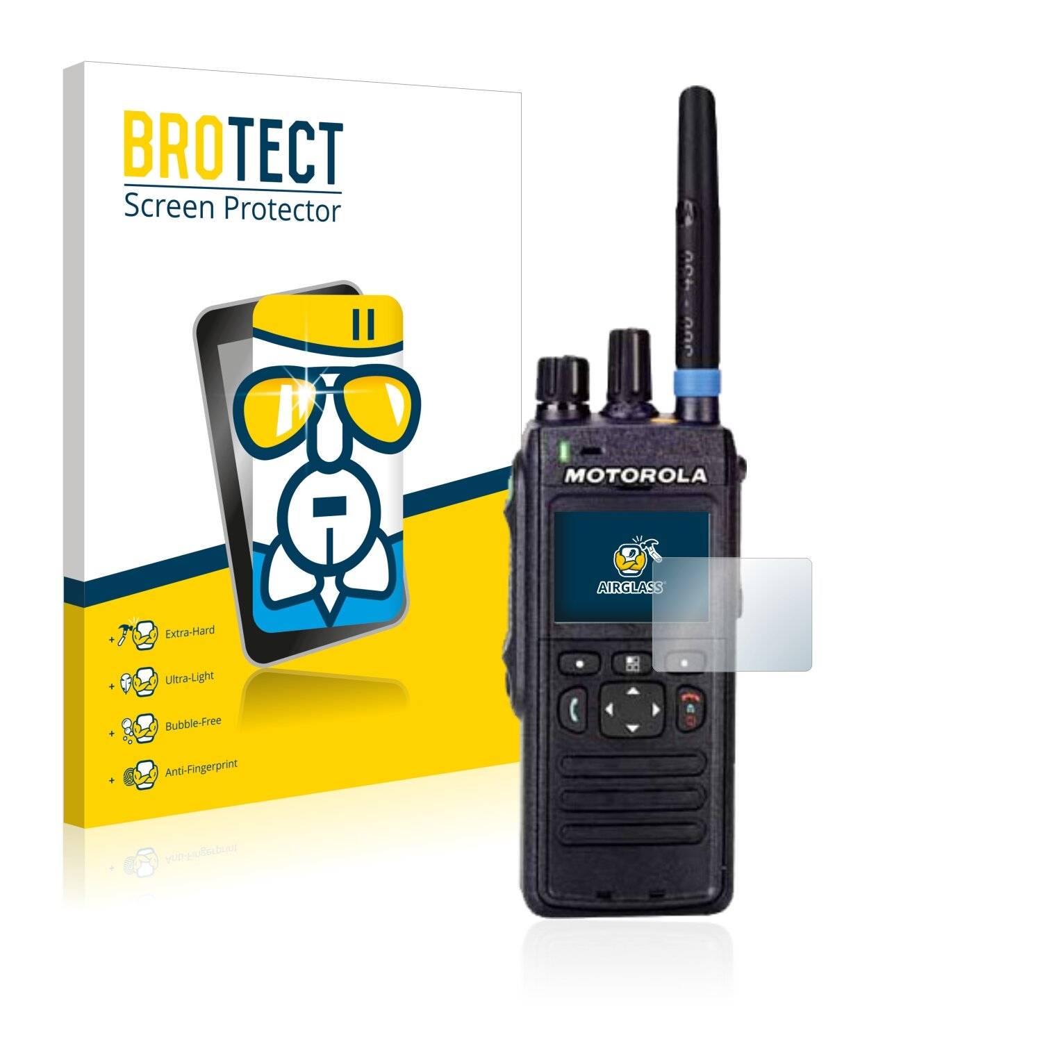 BROTECT AirGlass Schutzglas Folie für Motorola
