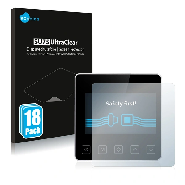18x Savvies SU75 Displayschutzfolie für Swarey 18x Savvies SU75 Displayschutzfolie für Swarey
