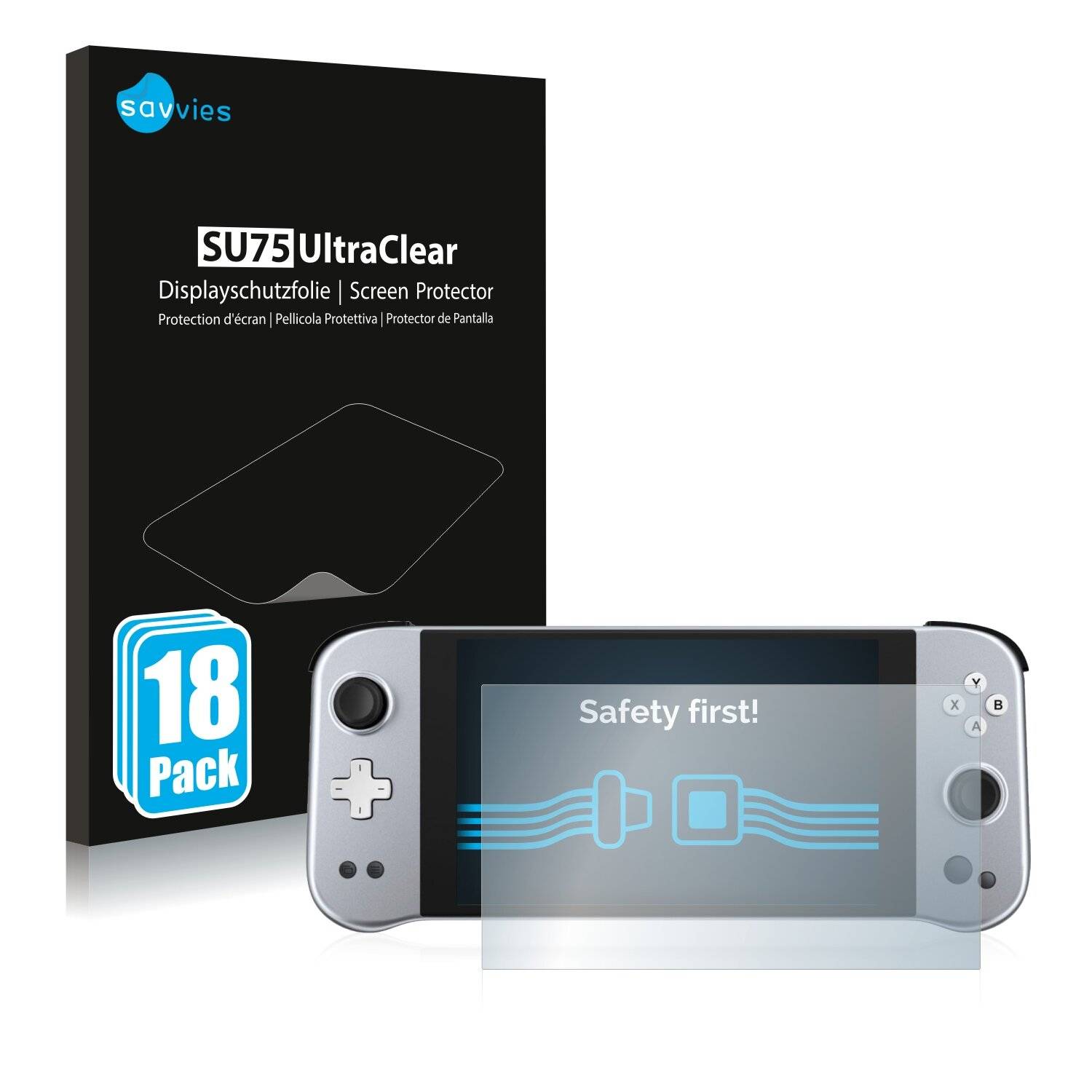 18x Savvies SU75 Displayschutzfolie für Ayaneo Next