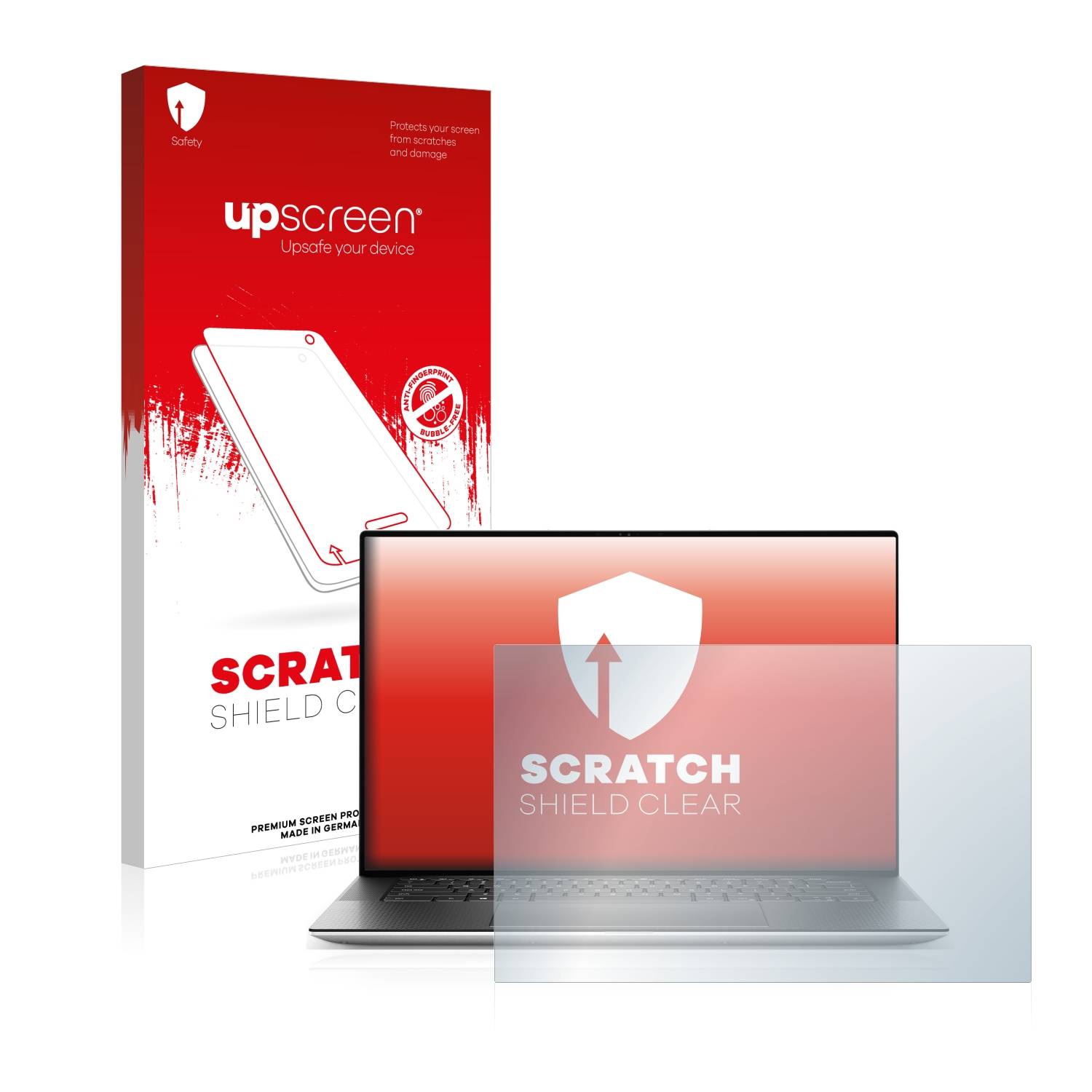 upscreen Scratch Shield Clear Premium Displayschutzfolie für Dell XPS 15