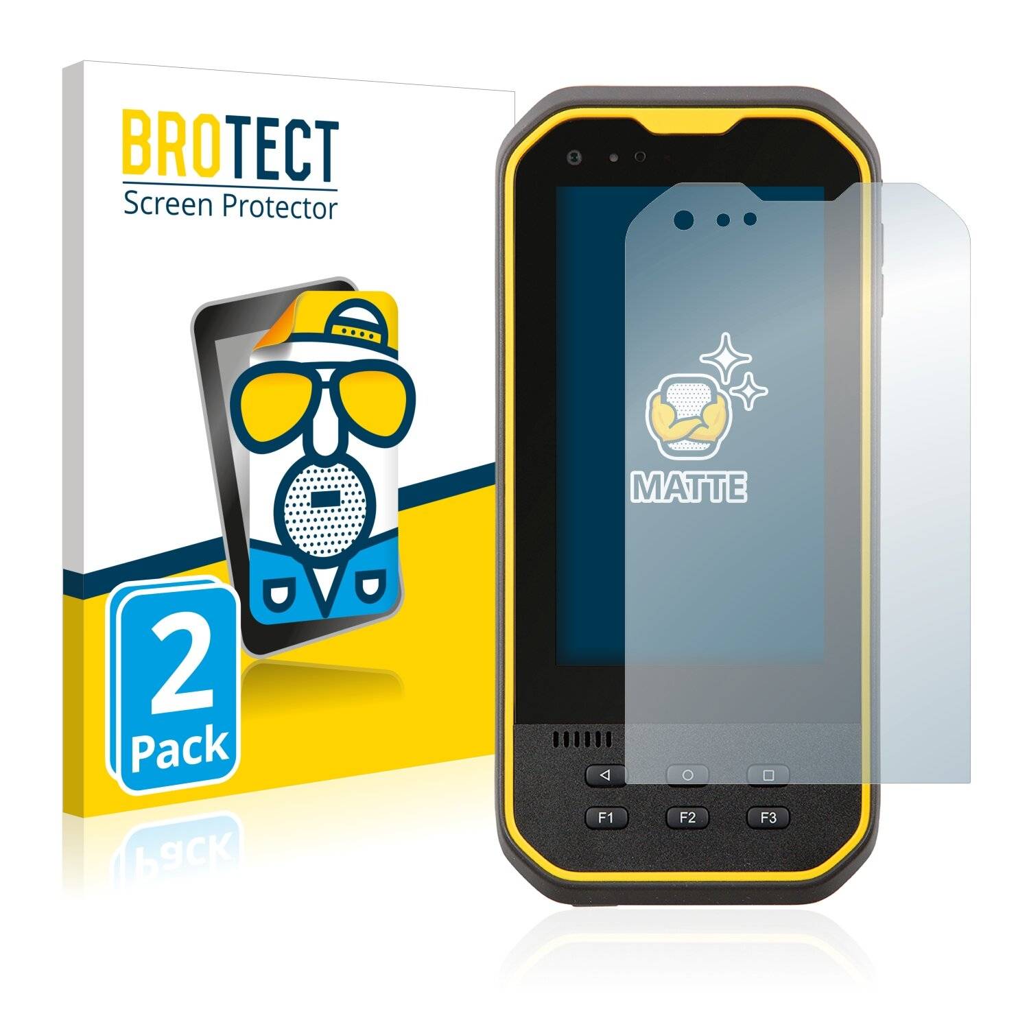 2x BROTECT Matte Displayschutzfolie für Trimble Nomad 5 - Entspiegelt,