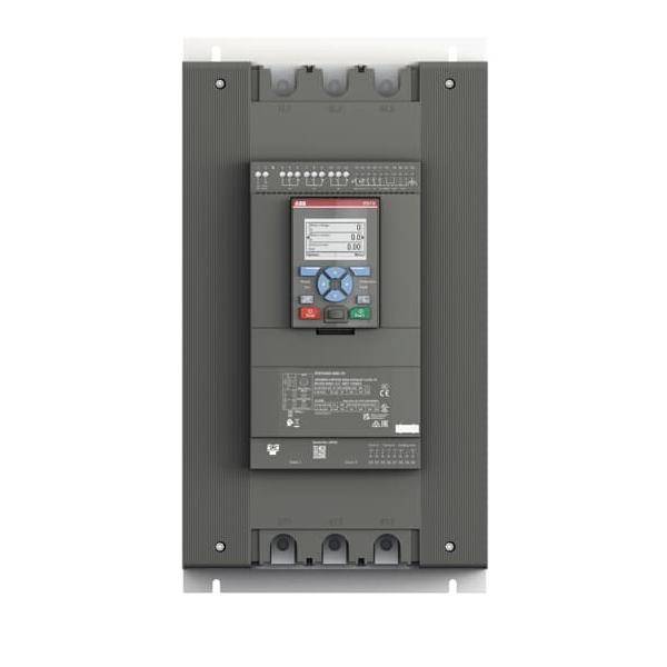 Elektrische Steuerungstafel mit einem digitalen Display und verschiedenen Tasten zur Steuerung elektrischer Systeme, montiert auf einem rechteckigen Gehäuse.