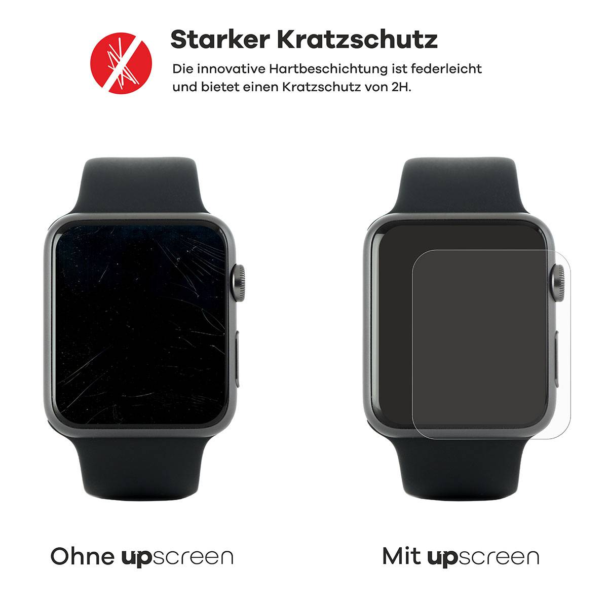 upscreen Scratch Shield Schutzfolie für ASUS VivoWatch 6