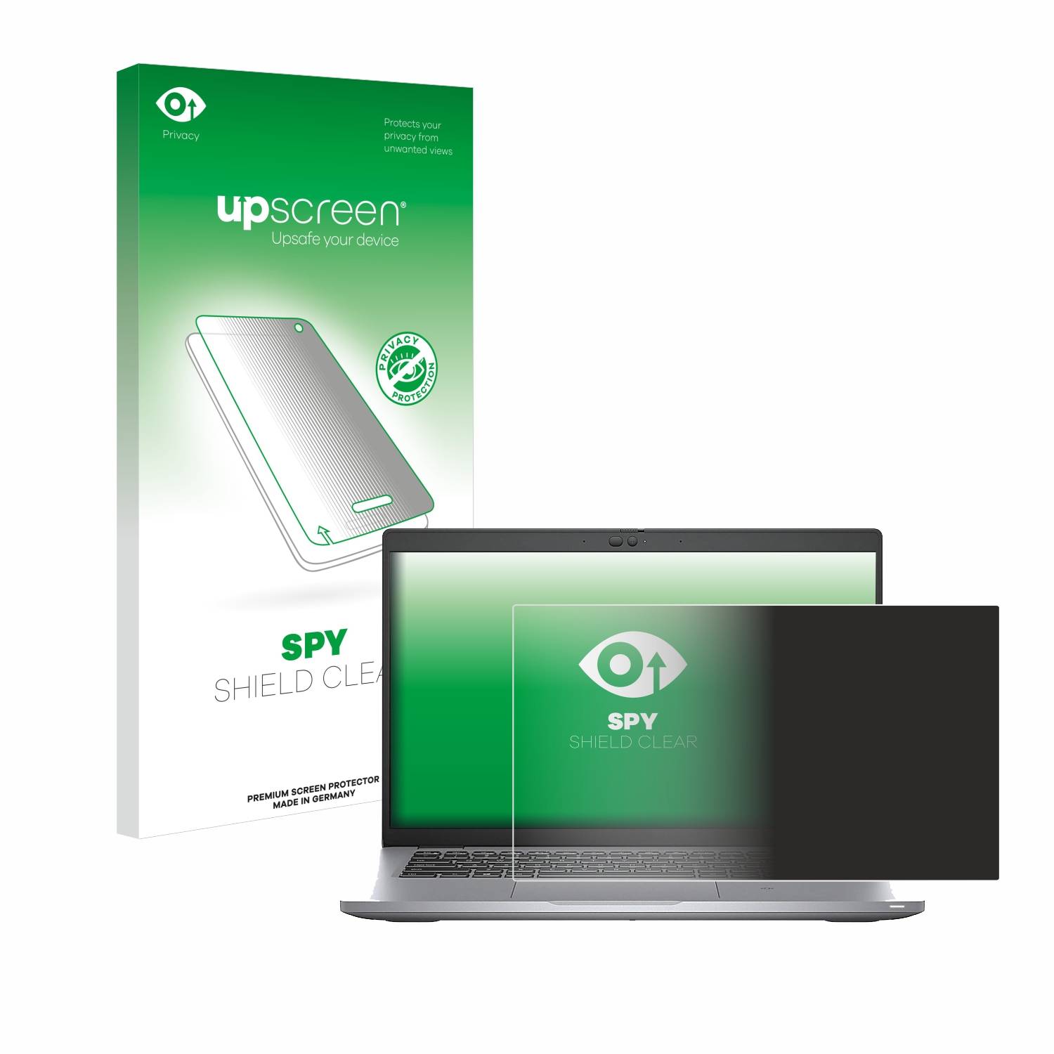 upscreen Spy Shield Clear Premium Blickschutzfolie für Dell Latitude
