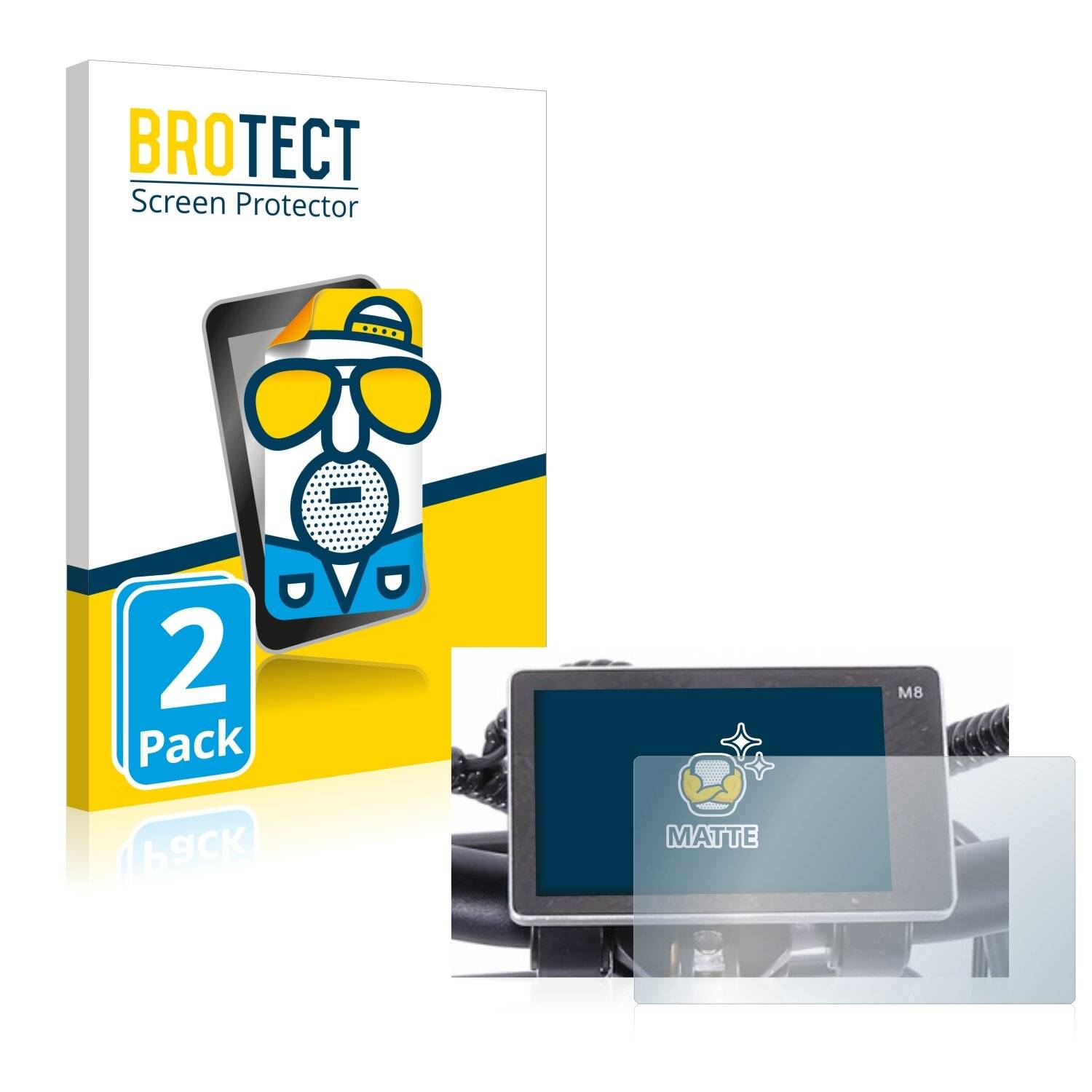 2x BROTECT Matte Displayschutzfolie für Cmacewheel Y20 - Entspiegelt,