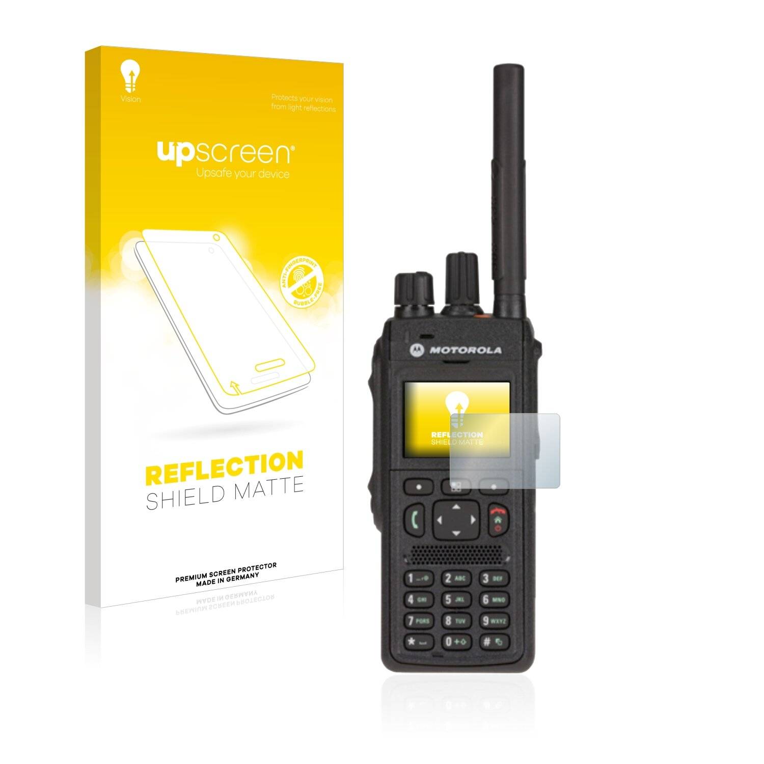 upscreen Reflection Shield Matte Premium Displayschutzfolie für Motorola