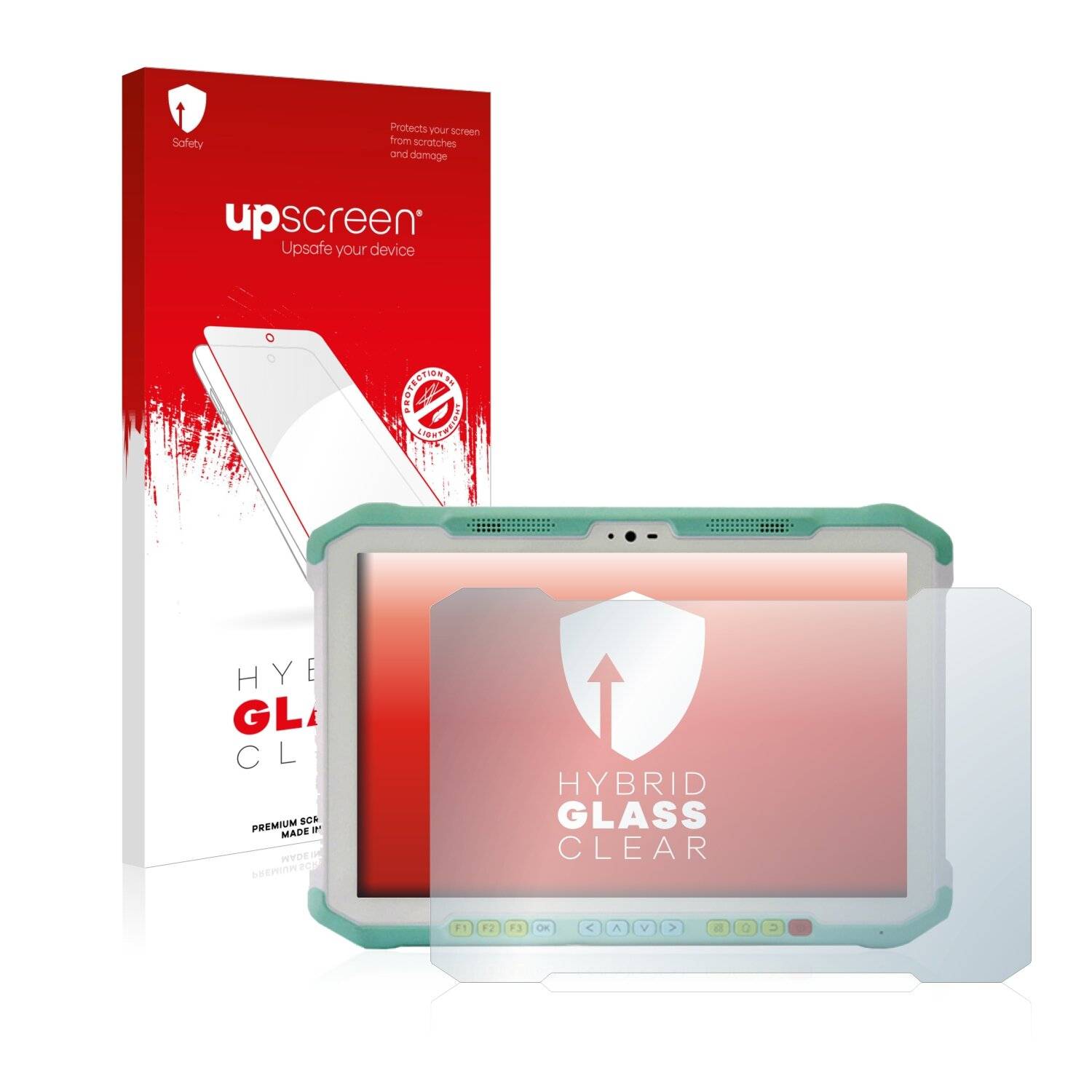 upscreen Hybrid Glass Clear Premium Schutzglas Folie für Newland Speedata