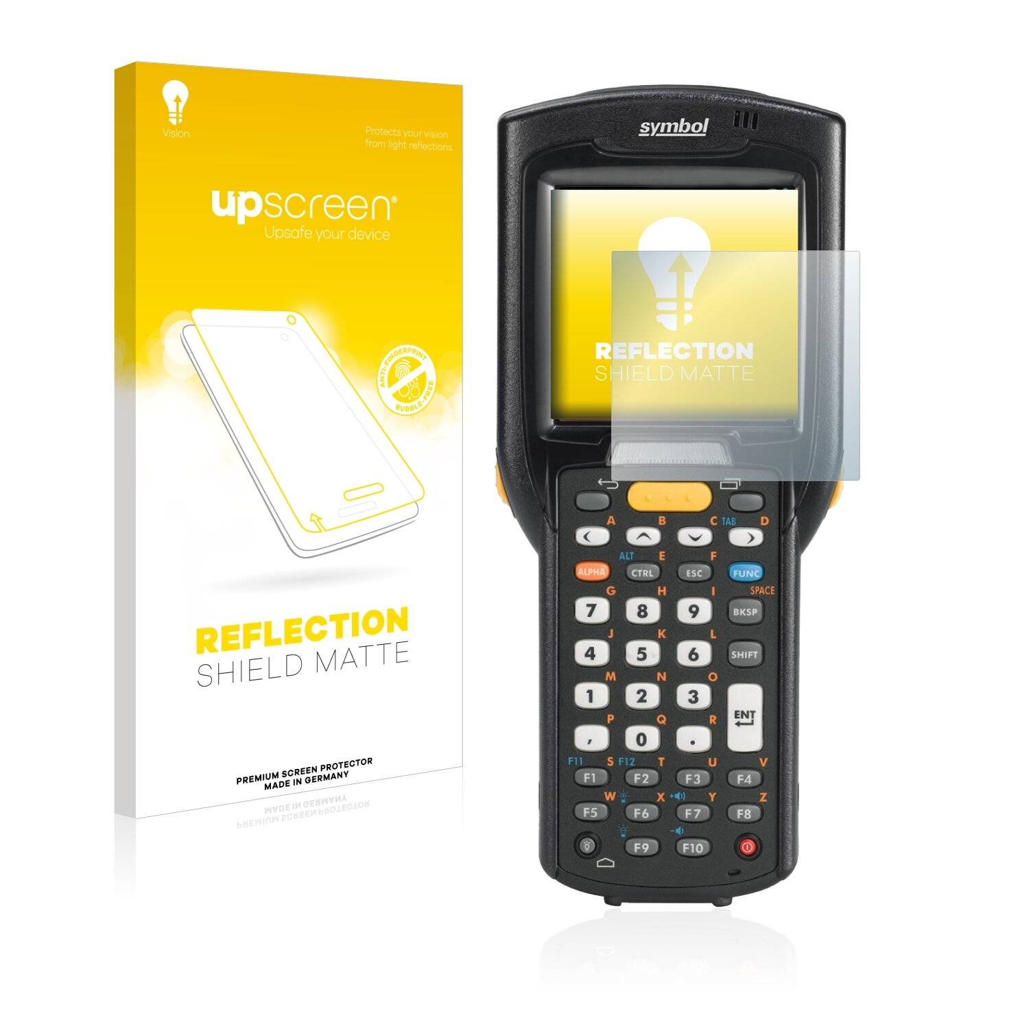 upscreen Reflection Shield Matte Premium Displayschutzfolie für Zebra