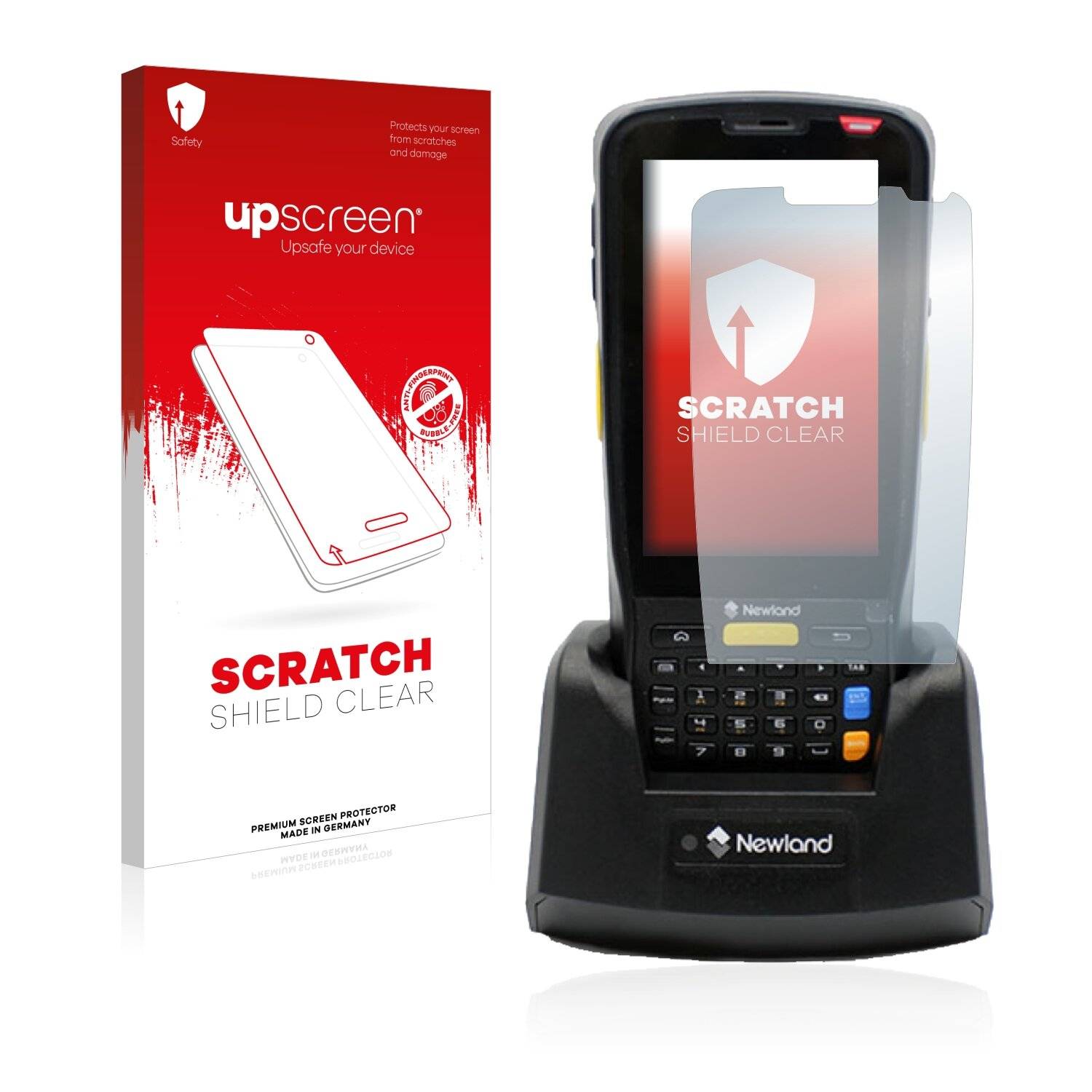 upscreen Scratch Shield Clear Premium Displayschutzfolie für Newland MT6552 Beluga