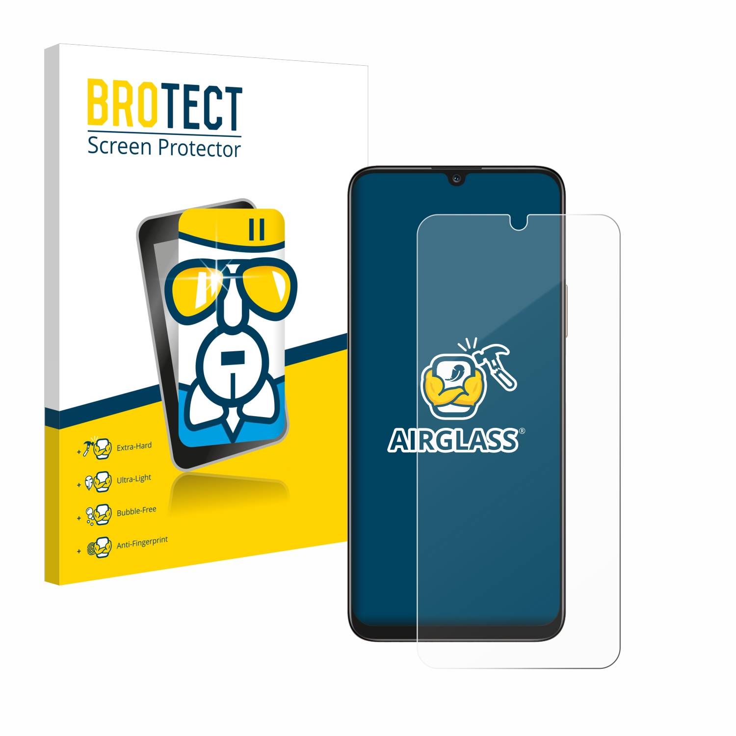 BROTECT AirGlass Panzerglasfolie für Honor X7