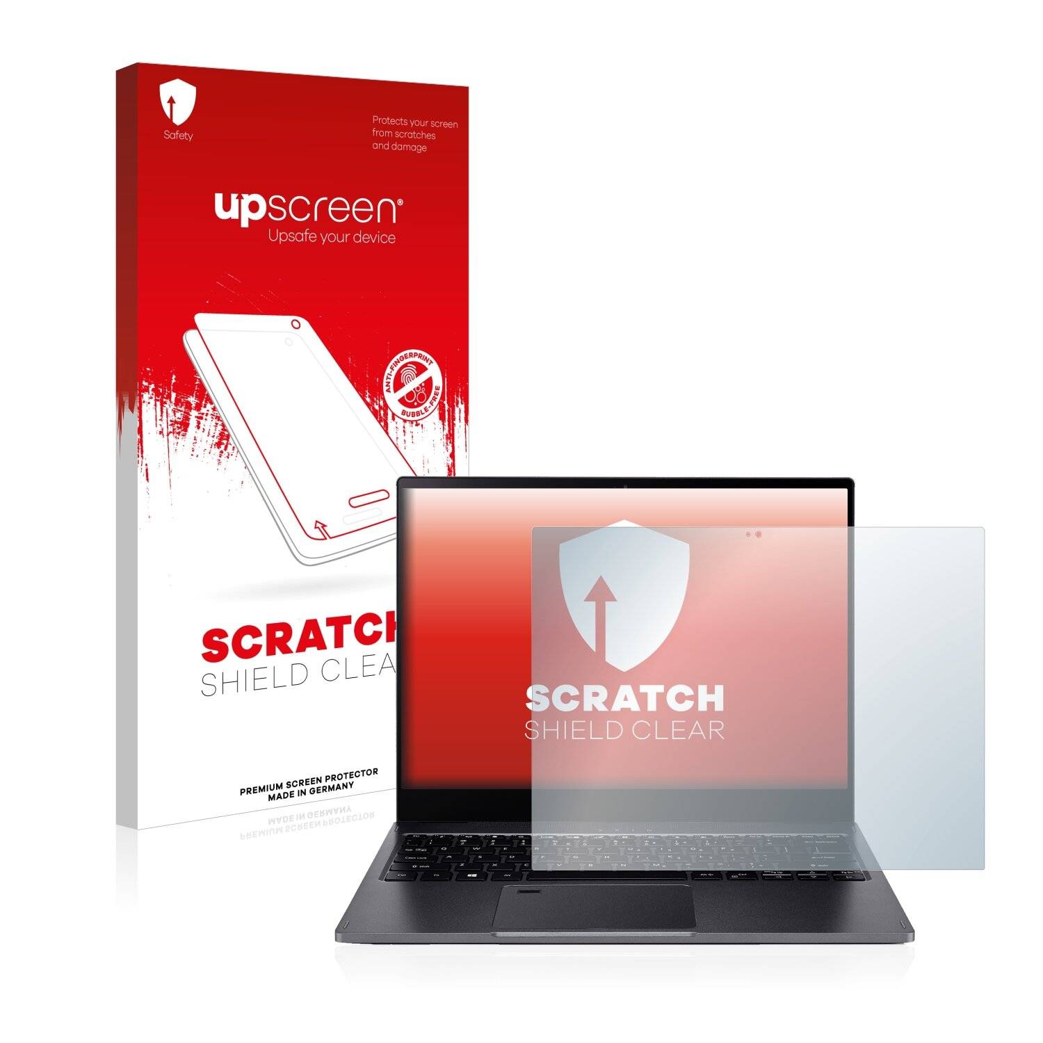 upscreen Scratch Shield Clear Premium Displayschutzfolie für Acer Spin 5