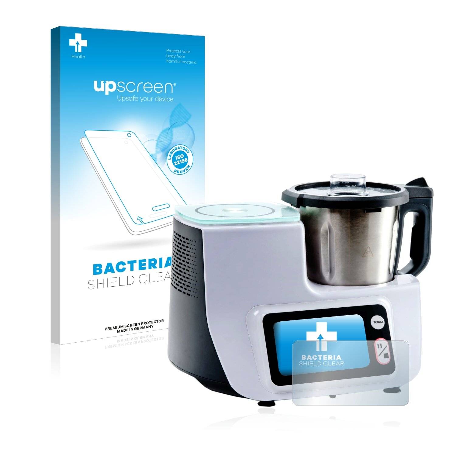 upscreen Bacteria Shield Clear Premium Antibakterielle Displayschutzfolie für Aldi Comv