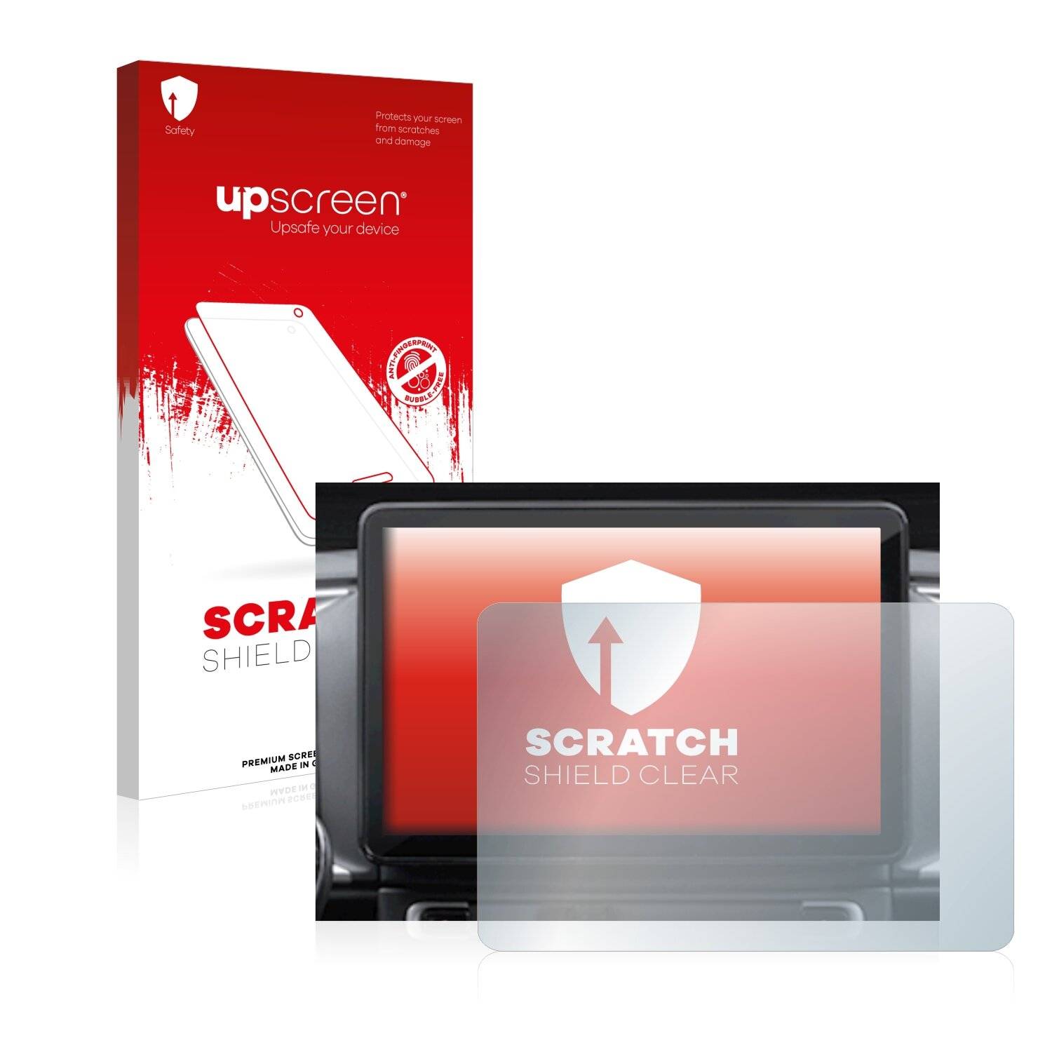 upscreen Scratch Shield Clear Premium Displayschutzfolie für Fiat Ducato 2021 10 Uconnect
