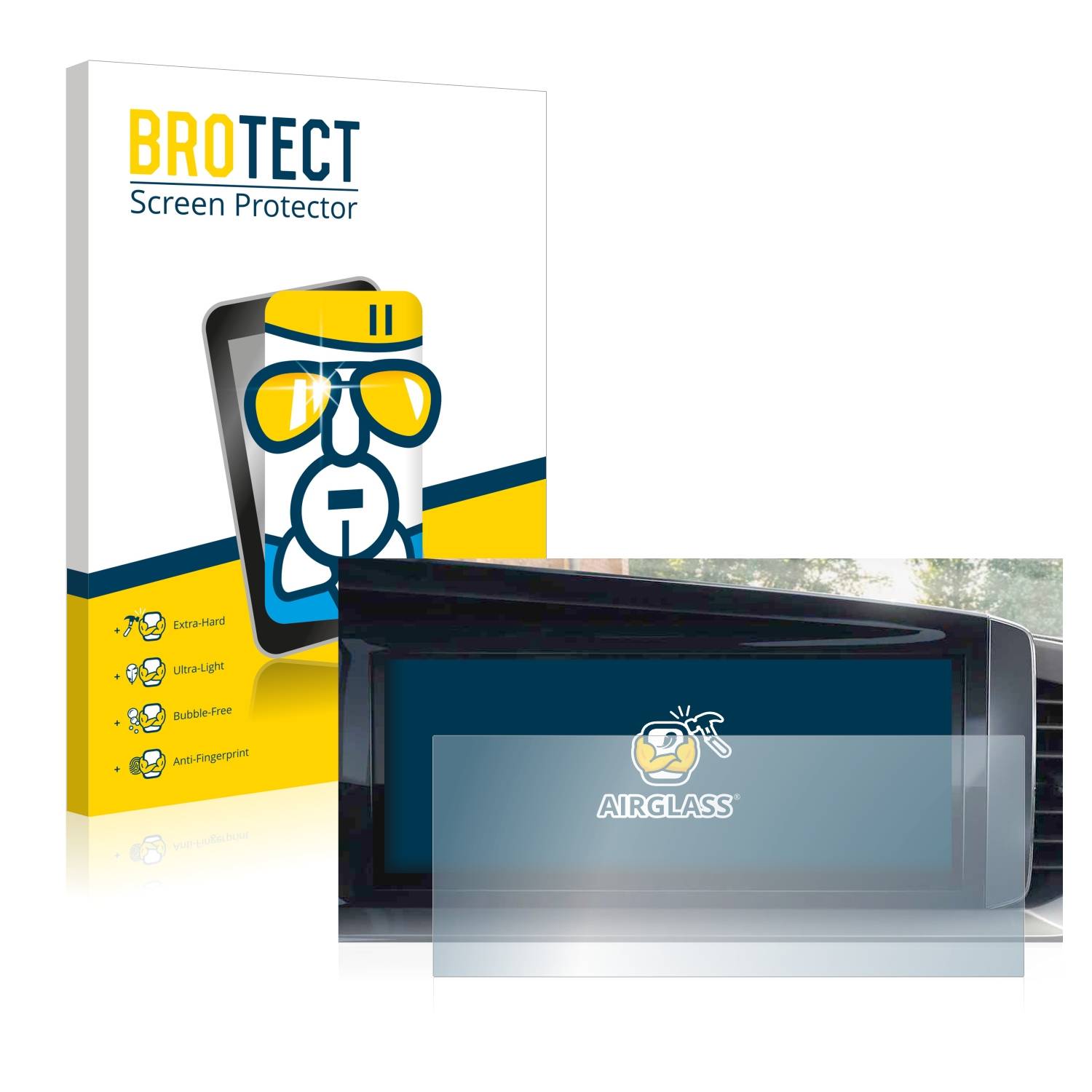 BROTECT AirGlass Schutzglas Folie für Opel Mokka B 2022 Infotainment
