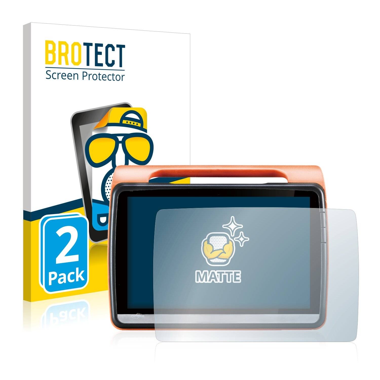 2x BROTECT Matte Displayschutzfolie für Onyx MD116i - Entspiegelt,