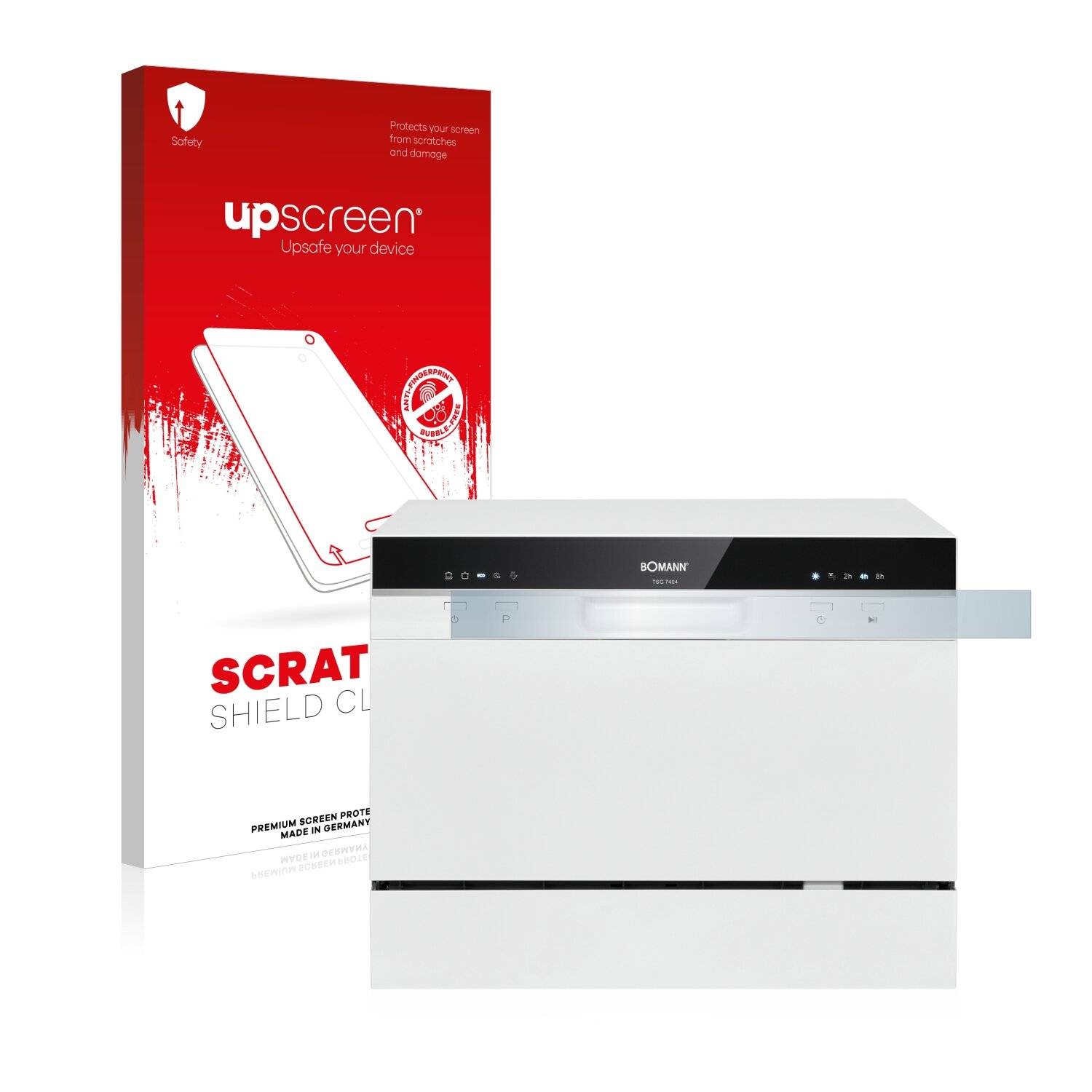upscreen Scratch Shield Clear Premium Displayschutzfolie für Bomann TSG