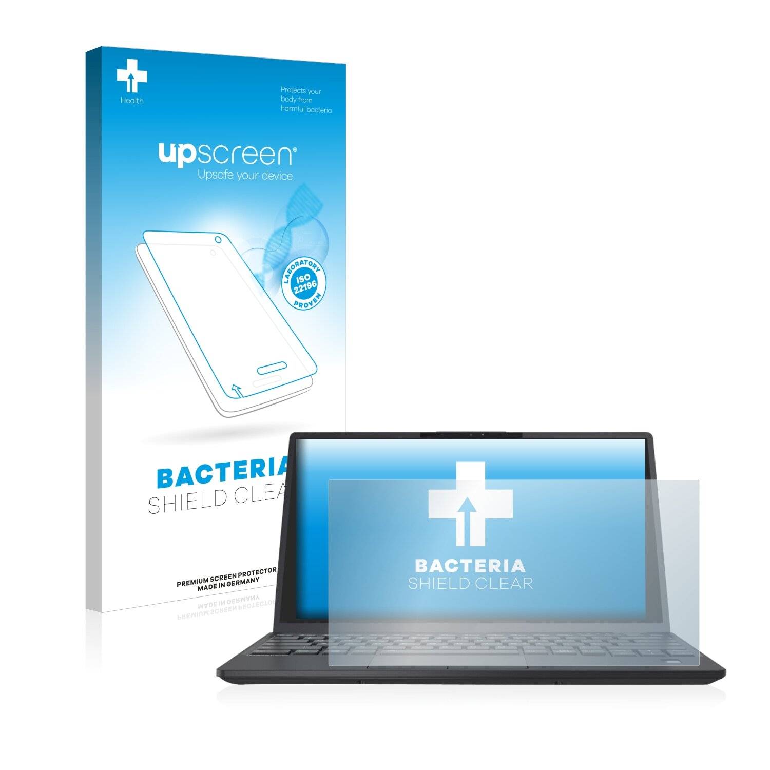 upscreen Bacteria Shield Clear Premium Antibakterielle Displayschutzfolie für Fujitsu