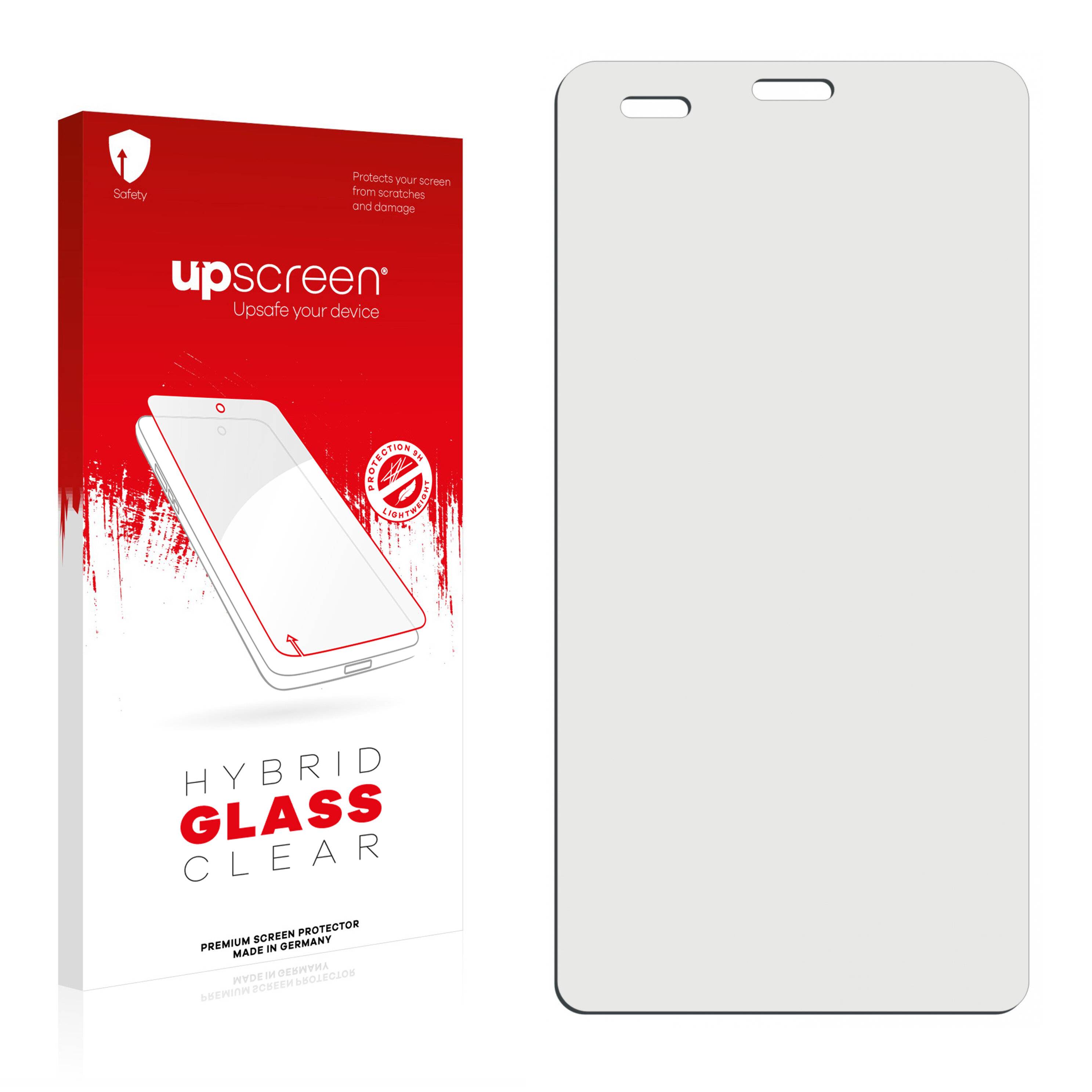 upscreen Hybrid Glass Clear Premium Schutzglas Folie für Honeywell CT45
