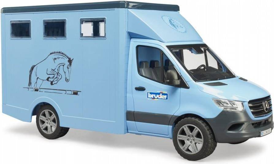 Bruder MB Sprinter Tiertransporter mit 1 Pferd (02674) (02674)